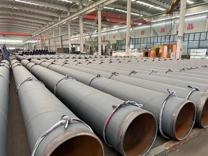 TUMPUKAN PIPA BAJA ASTM A252